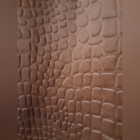 1X Simonton Says George Simonton Pebble Textured Godet Panel Skirt in Brown - Picture 4 of 10